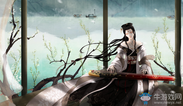 玩家轉手繪作品欣賞 《天涯明月刀》時裝祈年殿