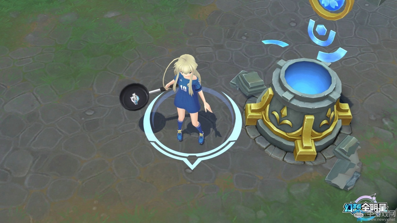 《幻想全明星》新皮膚，足球女邪神——八坂奈亞子