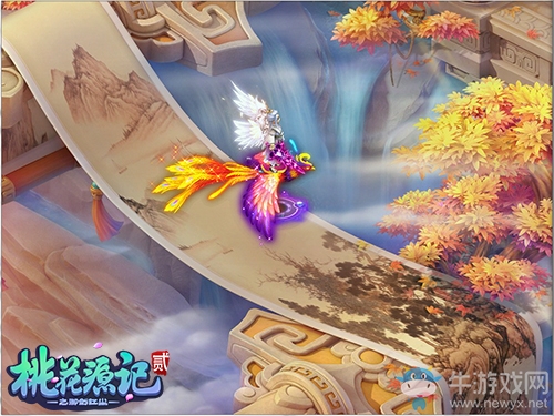 晴云秋月《桃花源記2》深秋新服“一葉知秋”火爆開啟中