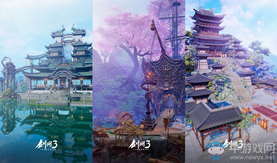 大美江湖 《劍網(wǎng)3》重制版海量風(fēng)景上線壁紙APP