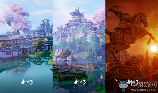 大美江湖 《劍網(wǎng)3》重制版海量風(fēng)景上線壁紙APP