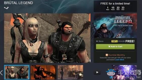 steam游戲免費領取！48元《野獸傳奇》限時喜加一