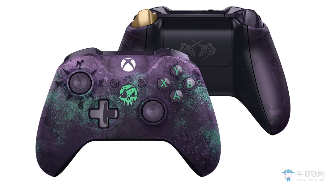 XboxOne《盜賊之?！分黝}限定手柄亮相 LOGO自帶夜光超酷炫