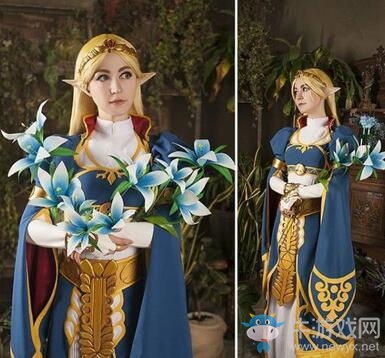 戰(zhàn)斗民族妹子COS塞爾達公主 無敵絕美側(cè)顏如CG！