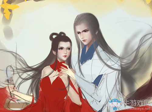 月下盟心，《風(fēng)起長安》情緣海報首發(fā)
