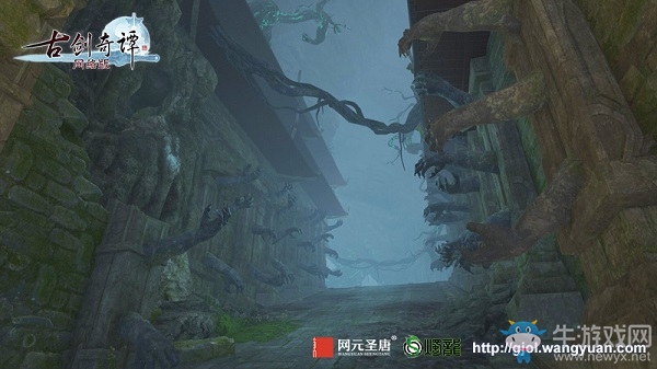 《古劍奇譚網(wǎng)絡(luò)版》儺巫遺跡現(xiàn)神秘兇影，看過的人都嚇得冒汗