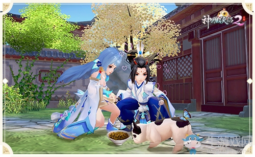 老婆和狗全都有，《神雕俠侶2》手游佳人萌寵伴你同游