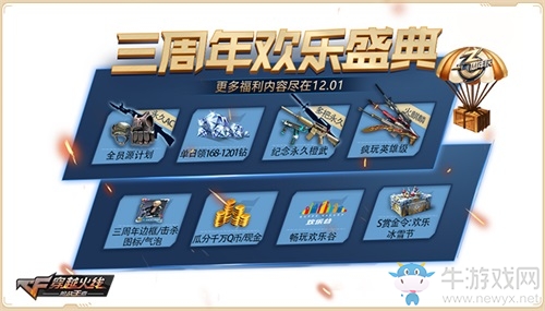 CF手游三周年歡樂盛典 8大活動爆料