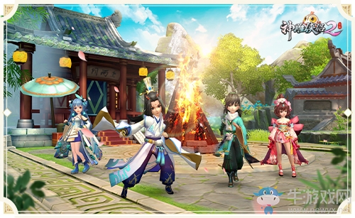 篝火堆前話春秋，在《神雕俠侶2》手游中尬舞Bettle
