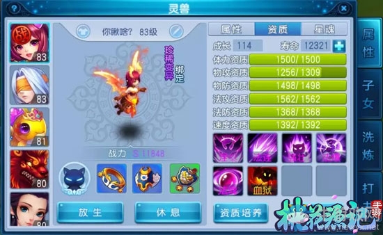 極品攻略《桃花源記》手游極限物防另類小魔女