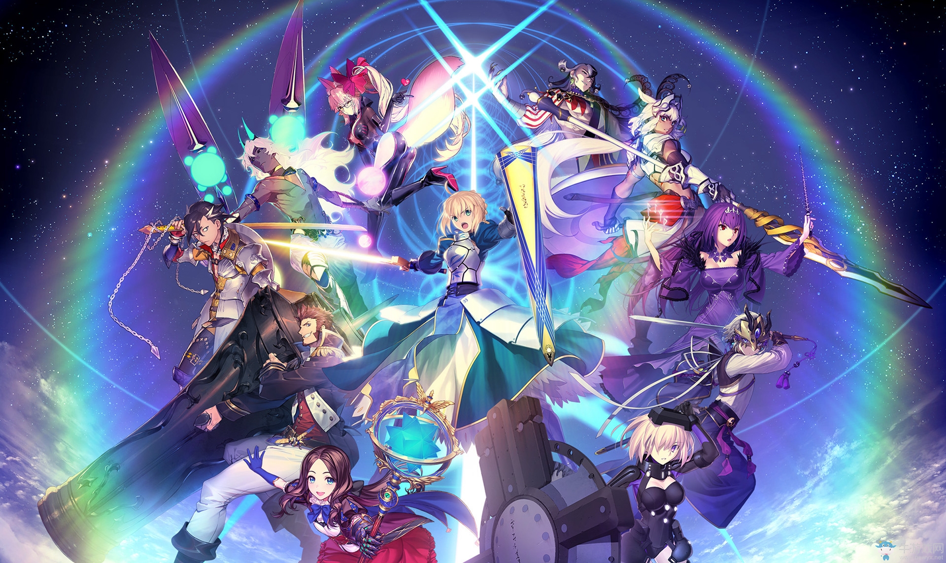 風(fēng)靡全球 《Fate/Grand Order》手游下載量突破500萬(wàn)