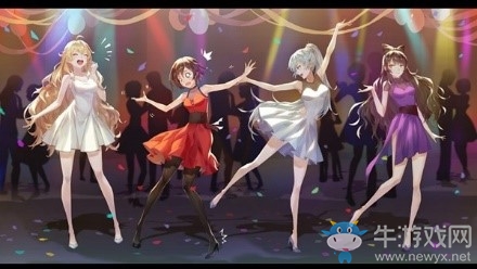 精致還原原作《RWBY》手游舞會時裝原畫賞