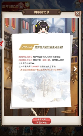 《蒼之紀元》周年大事記H5上線