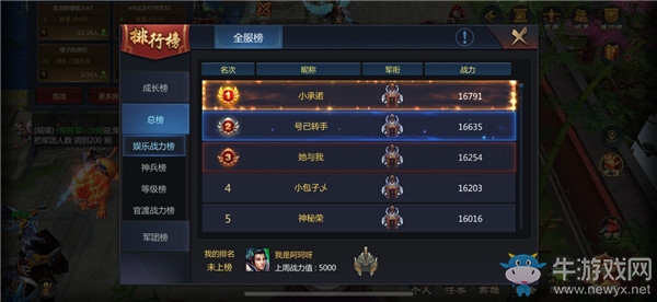 夢三國手游：新王登基！競技戰力排名更新 軍團出征再添福利