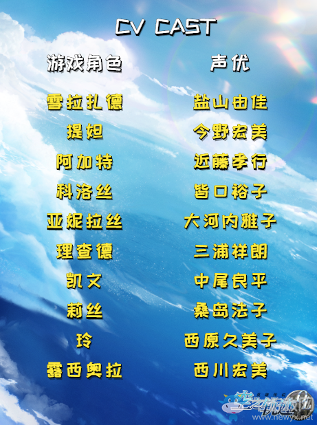 聲控黨究極福利！《空之軌跡OL》豪華CV團(tuán)集結(jié)
