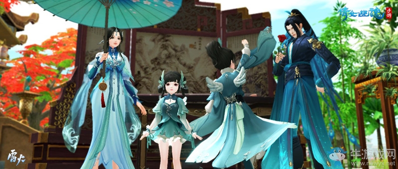 青鸞有情傳音信，倩女手游全新親子裝齊上陣！