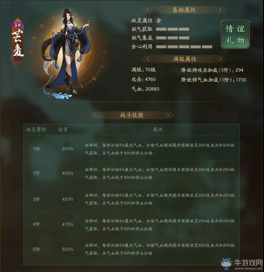 《神都夜行錄》秉鞭作牧耕種忙 全新SR妖靈芒麥全解析