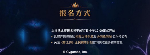 網(wǎng)聚戰(zhàn)魂 王者之爭！網(wǎng)魚競技場《影之詩》城市巡回賽火熱開啟！