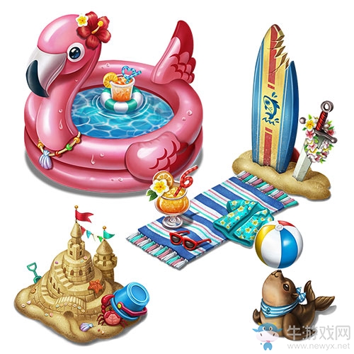 ?陽光海灘火烈鳥《商店英雄》盛夏不過期