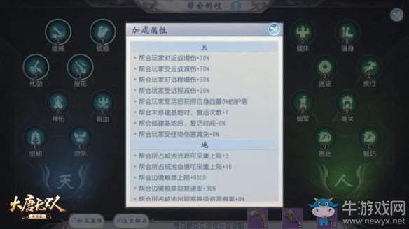 科技就是你的戰(zhàn)斗力《大唐無(wú)雙手游》“幫會(huì)科技”重磅襲來(lái)