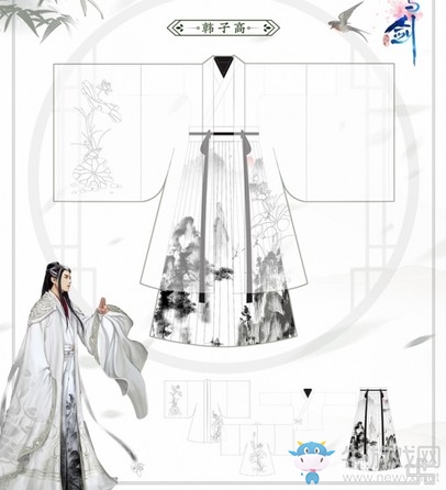 羨彼之華服兮匠心巧作《花與劍》全新漢服設計稿首曝