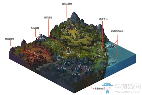 《新神魔大陸》手游場景預(yù)覽 灰燼騎士團(tuán)的秩序高地