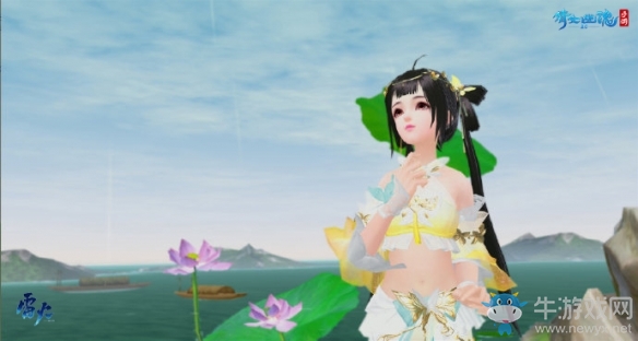 凝墨水成霜《倩女手游》女畫魂蘿莉新生