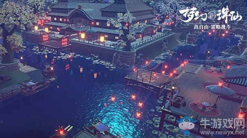 河陽夜色大賞《夢(mèng)幻新誅仙》高動(dòng)態(tài)光影