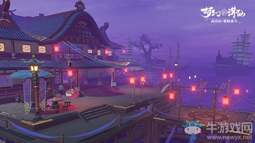 河陽夜色大賞《夢(mèng)幻新誅仙》高動(dòng)態(tài)光影