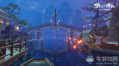 河陽夜色大賞《夢(mèng)幻新誅仙》高動(dòng)態(tài)光影