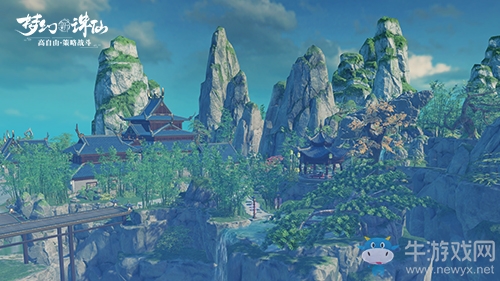 這就是仙俠《夢幻新誅仙》青云山內(nèi)部景致曝光