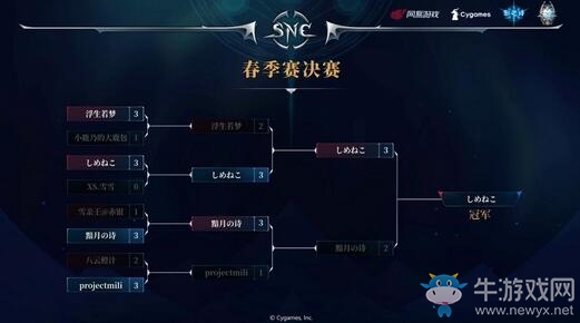 春意正濃，酣戰(zhàn)淋漓！《影之詩》SNC春季賽決賽回顧