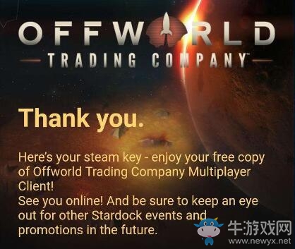 steam喜加一！《外星貿易公司（Offworld Trading Company）》免費領取地址！