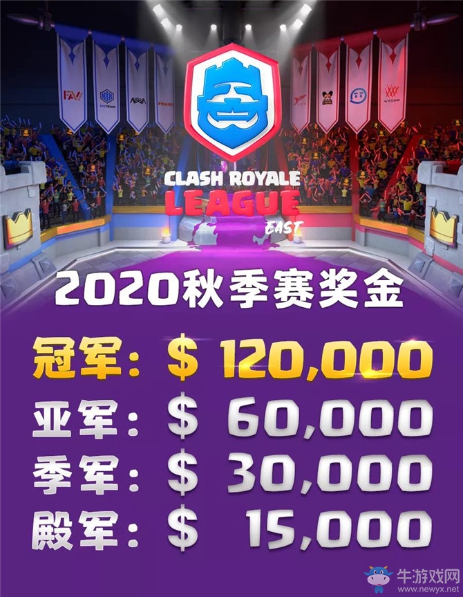 獎金近160萬！皇室戰爭CRL秋季賽8月15日開戰