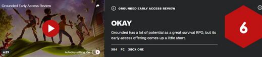 黑曜石《Grounded》IGN 6分：潛力巨大仍需改進