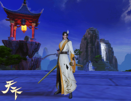 萬圣節(jié)中國神仙裝扮，《天下》手游飛天掃帚閃亮登場(chǎng)！