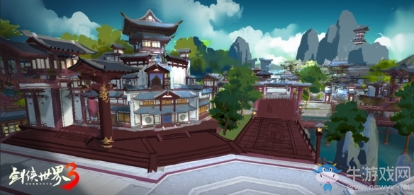 江湖美景盡收于此《劍俠世界3》場(chǎng)景概念原畫(huà)曝光