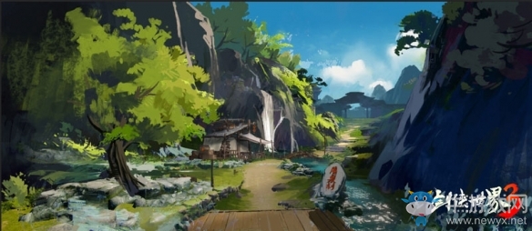 江湖美景盡收于此《劍俠世界3》場(chǎng)景概念原畫(huà)曝光
