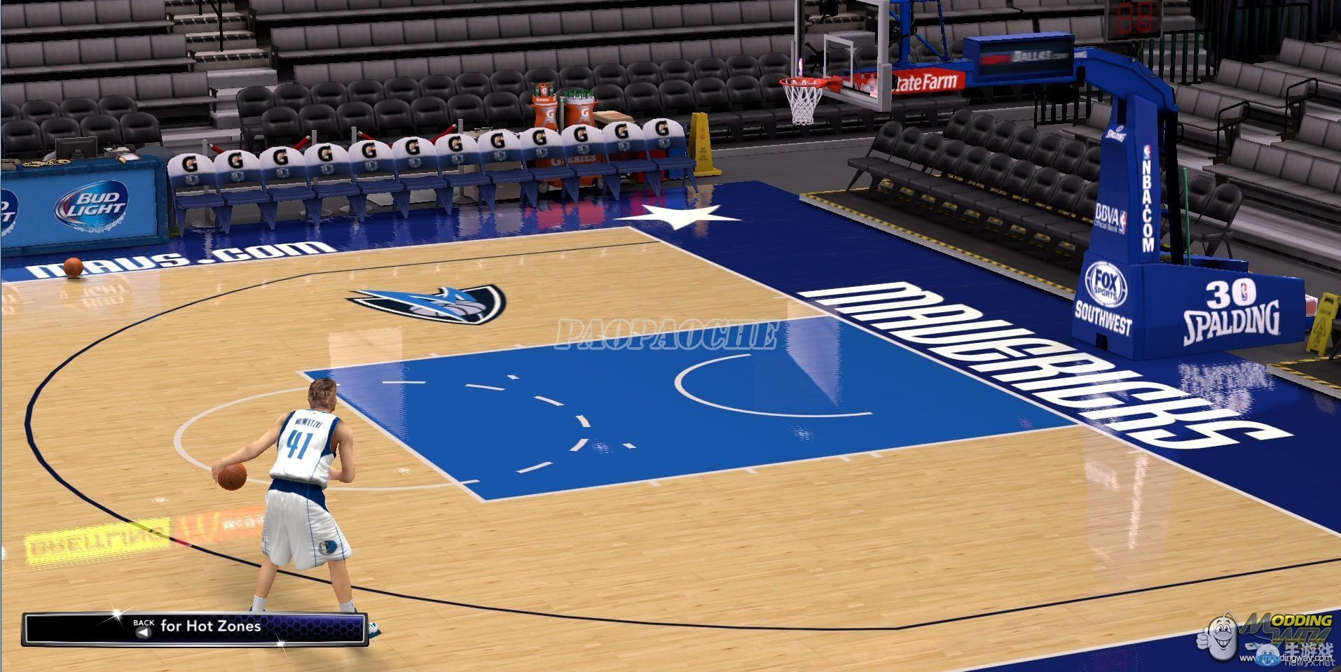 《NBA 2K14》達(dá)拉斯小牛隊(duì)新賽季球場(chǎng)補(bǔ)丁