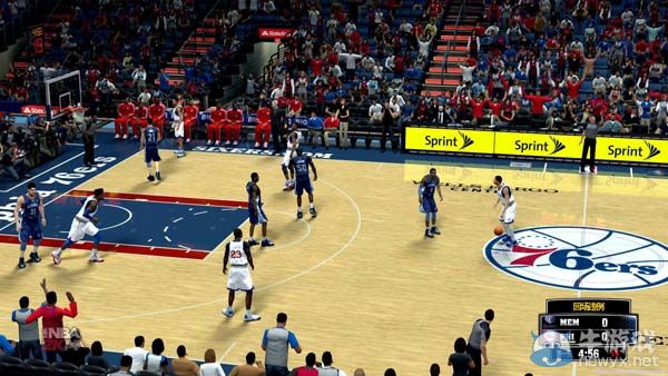 《NBA 2k14》76人球場地板反光補丁