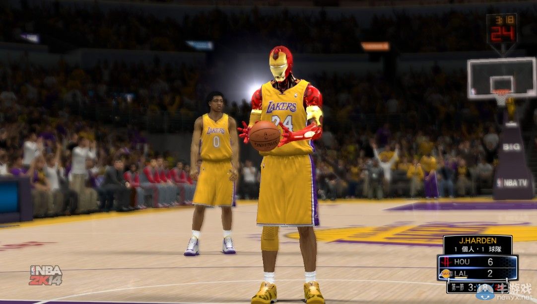 《NBA 2K14》鋼鐵俠面補