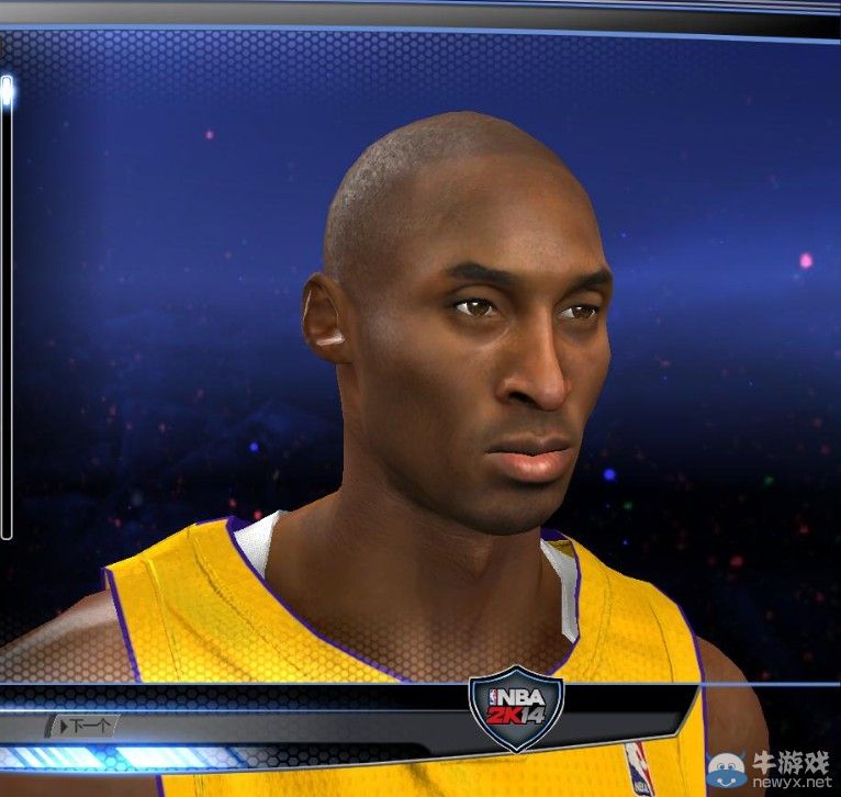 《NBA 2K14》科比逼真面補(bǔ)