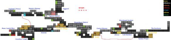 《瓦爾迪斯傳說：深淵之城》詳細地圖