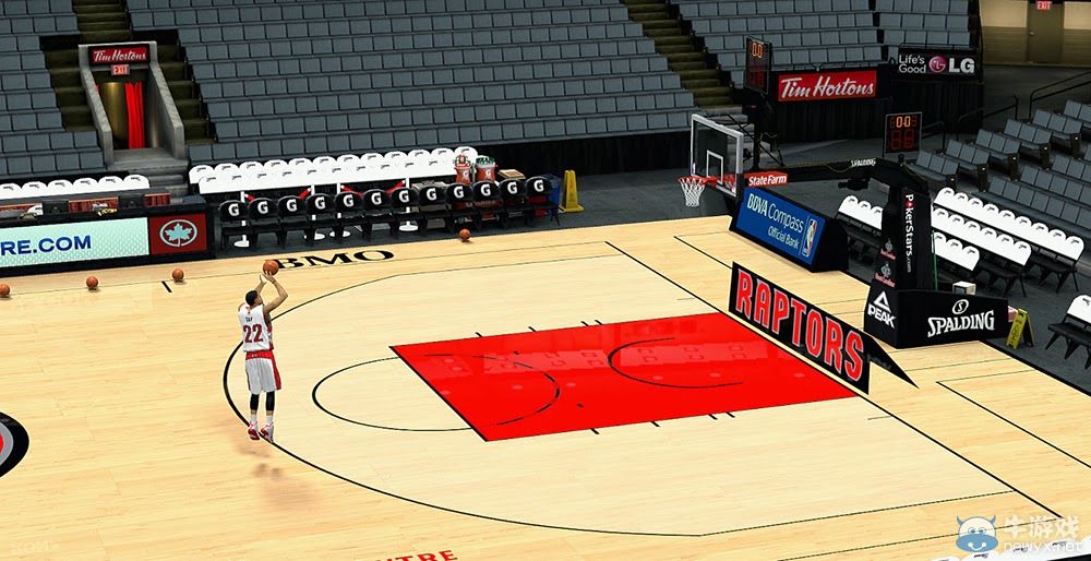 《NBA 2K14》猛龍隊(duì)高清球場(chǎng)補(bǔ)丁