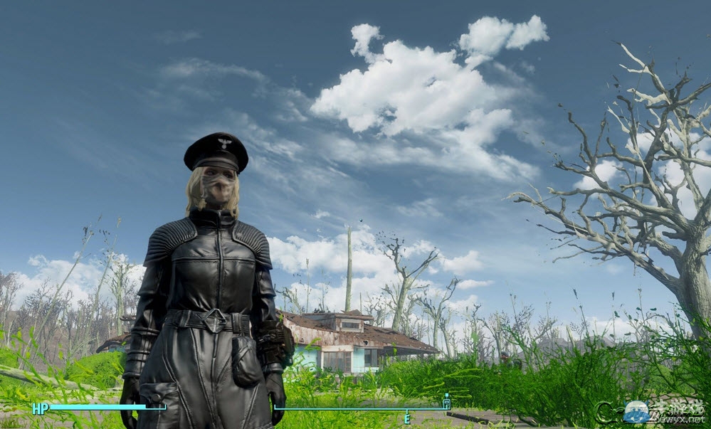輻射4納粹德軍帽mod 綠色版