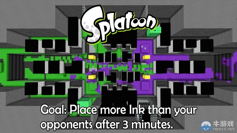 我的世界Splatoon漆彈大作戰地圖