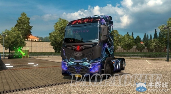 歐洲卡車模擬2酷炫財迷車頭mod
