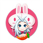 歡樂球吃球 粉星兔